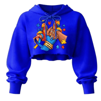 Autism Awareness Cropped Hoodie