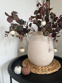 Image 1 of Wool pom acorns - set of 6 