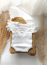 Image 3 of Baby girl bodysuit for photoshoot - Casey - 0-3 months
