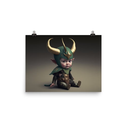 Image of Marvel Babies - Loki | Photo paper poster