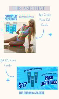 Image 2 of The Blue Cali 1 Gram Vibes x Cookies Limited Edition (3pk) Combo