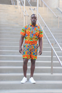 Image 1 of The Kente jumpsuit 