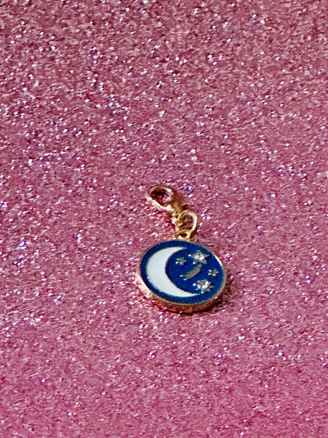 Moon and Star Charm