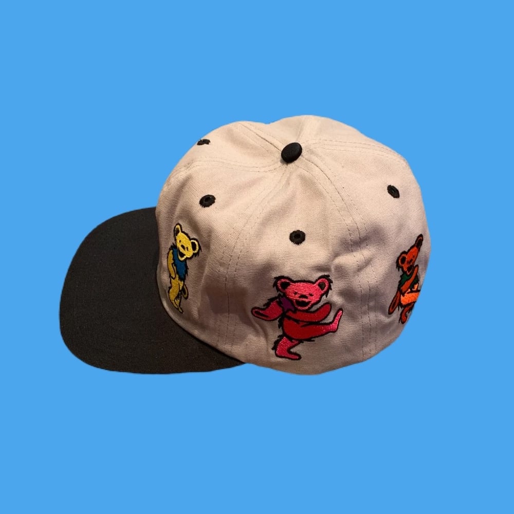 Image of Bear Full 6 Panel Wrap! 100% Natural Hemp Snapback Hat! - $44