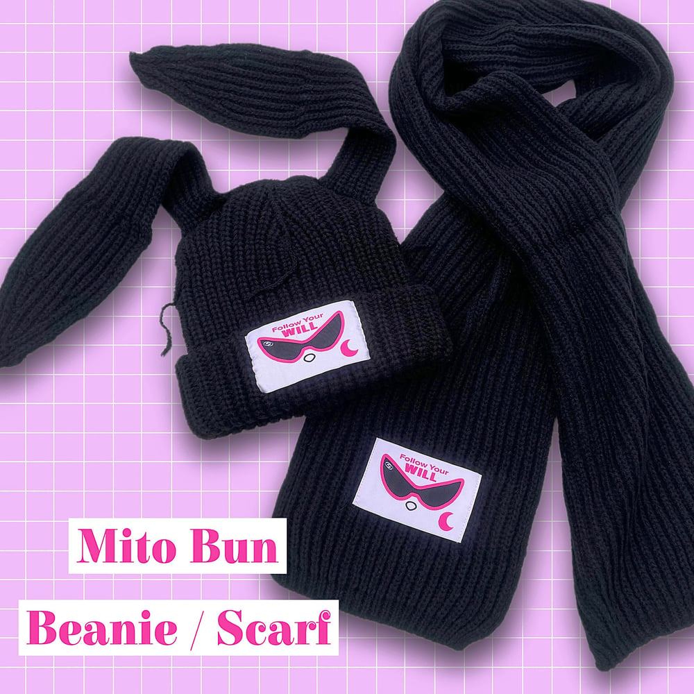 Image of MITO BUN BEANIE / Scarf 