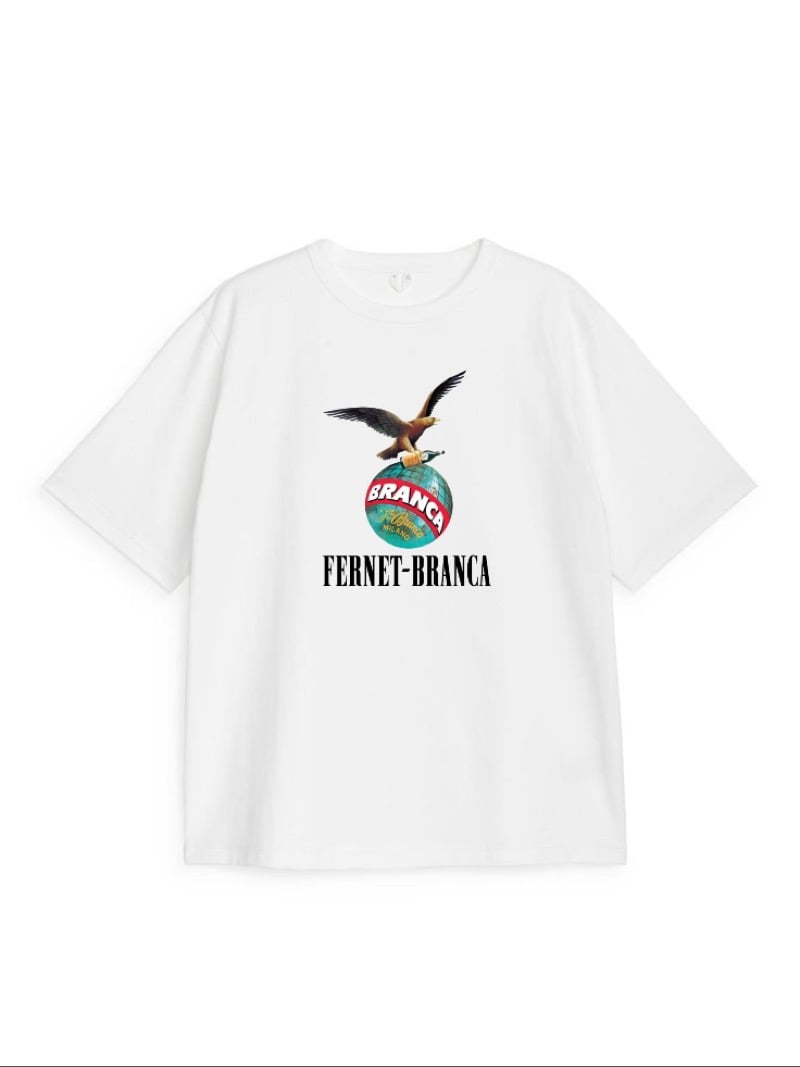 Vintage printed Fernet Branca tee 