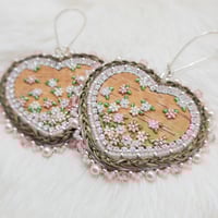 Image 2 of Falling Blossoms on Birch Bark