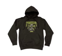 Yeezus Yeezy Skeleton Hoodie In Black/Neon