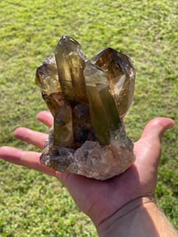 Image 7 of Smoky Citrine Points Cluster #1876