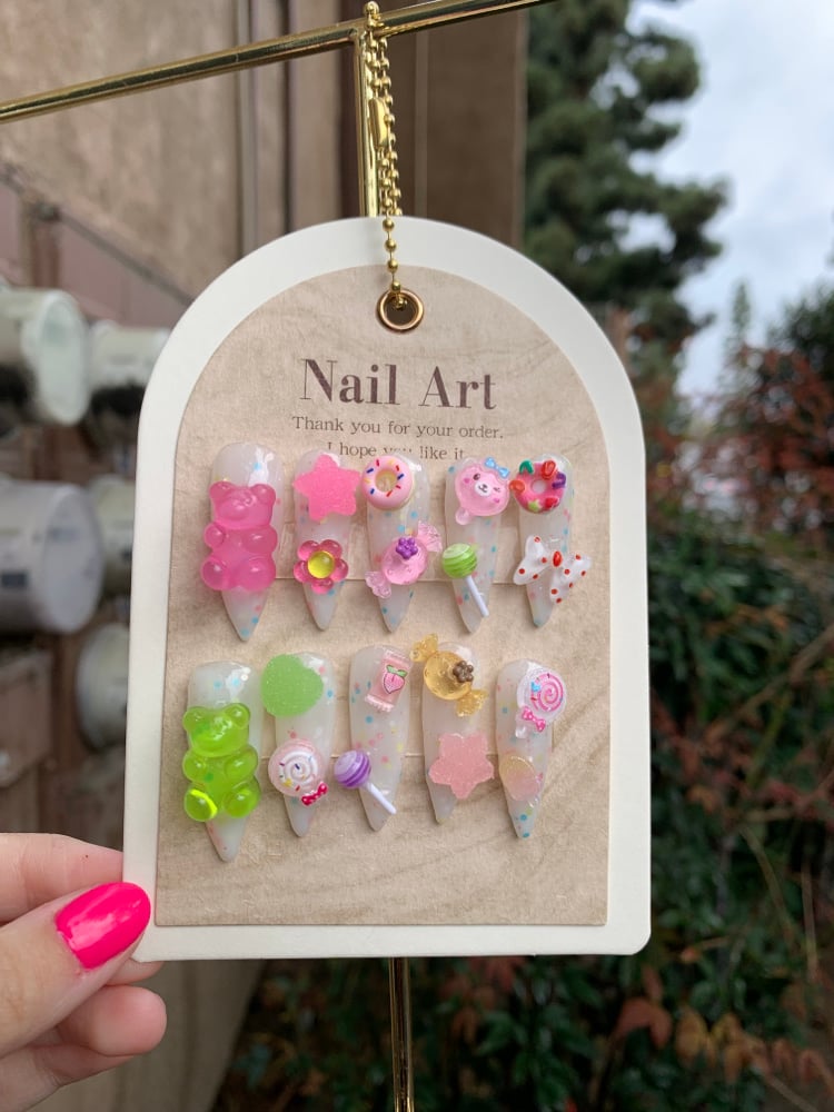 Image of Girly Junk Nails 