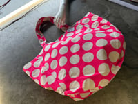 Image 7 of Pink Dots- Basket Bag