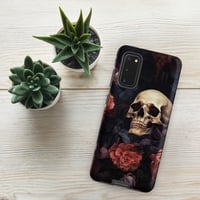 Image 9 of Goth Inspired Baroque Style Painting Skull and Flowers Tough case for Samsung®