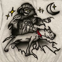 Image 2 of AIRBRUSHED MANS BEST FRIEND HOODIE 