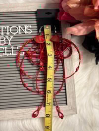 Image 2 of Red Foxx Large Hoops