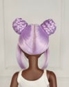 Lavender Space Buns