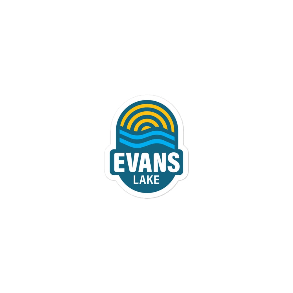 Evans Lake Bubble-free stickers