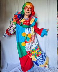 Image 3 of Primary Patchwork clownsuit "XL"