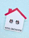 8-bit Cat Earrings