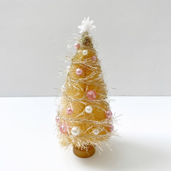 Image of Cream, Blush and Gold Christmas Tree