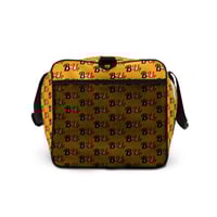 Image 3 of Boss Up print Yellow Duffel Bag