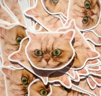 Puff Head Sticker