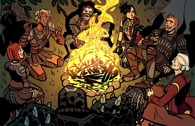 Dragon Age Party Posters