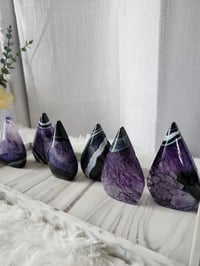 Image 2 of Purple Sardonyx Agate Teardrop Crystal - 6 Styles