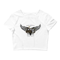 Image 2 of Trump 2024 Ultra MAGA - Patriot Eagle Women’s Crop Tee