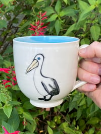 Image 3 of Large Pelican decorated Mug