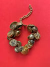Gold Buttons Jangly Bracelet