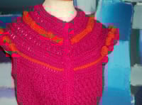 Image 3 of Popcorn Cap Sleeve Vest