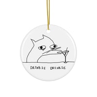 Ceramic ornament drinkie drinkie 