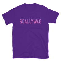 Image 2 of SCALLYWAG PINK SCRIPT CREW T (5 color ways)