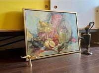 Image 2 of Impressionist Still Life Oil on Canvas