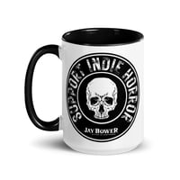 Image 1 of "Support Indie Horror" Mug with Color Inside