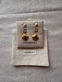 Image 1 of 3 Pair Earring Set