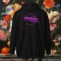 Image 2 of Unisex heavy blend zip hoodie (front/back) Official Mortal Boy Logo
