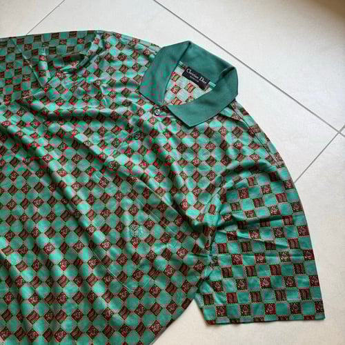 Image of 1980s Christian Dior Polo Shirt, Size Large