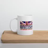 Image 4 of British Veteran Owned White glossy mug