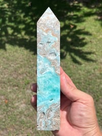 Image 2 of Blue Aragonite Tower #2838