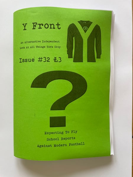 Image of Y Front Issue 32