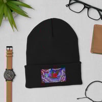 Image 2 of Red Bird - Cuffed Beanie