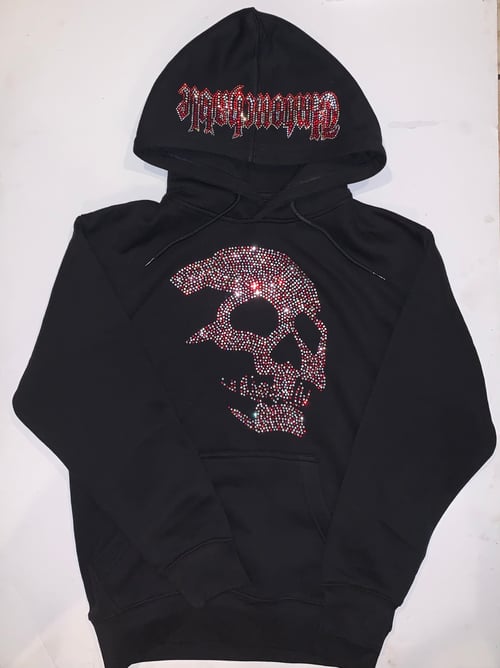 Image of Untouchable Lifestyle Skullgang Hoodie "Red Potion"