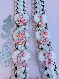 Image 3 of Fanciful Alphabet and Numbers Metal Diecut 