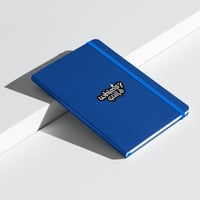 Image 2 of Hardcover bound "Whimsy Guild Logo" notebook