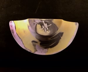 Image of Wired Ramps Half Volcano, (Dark Grey, Yellow and Light Purple)