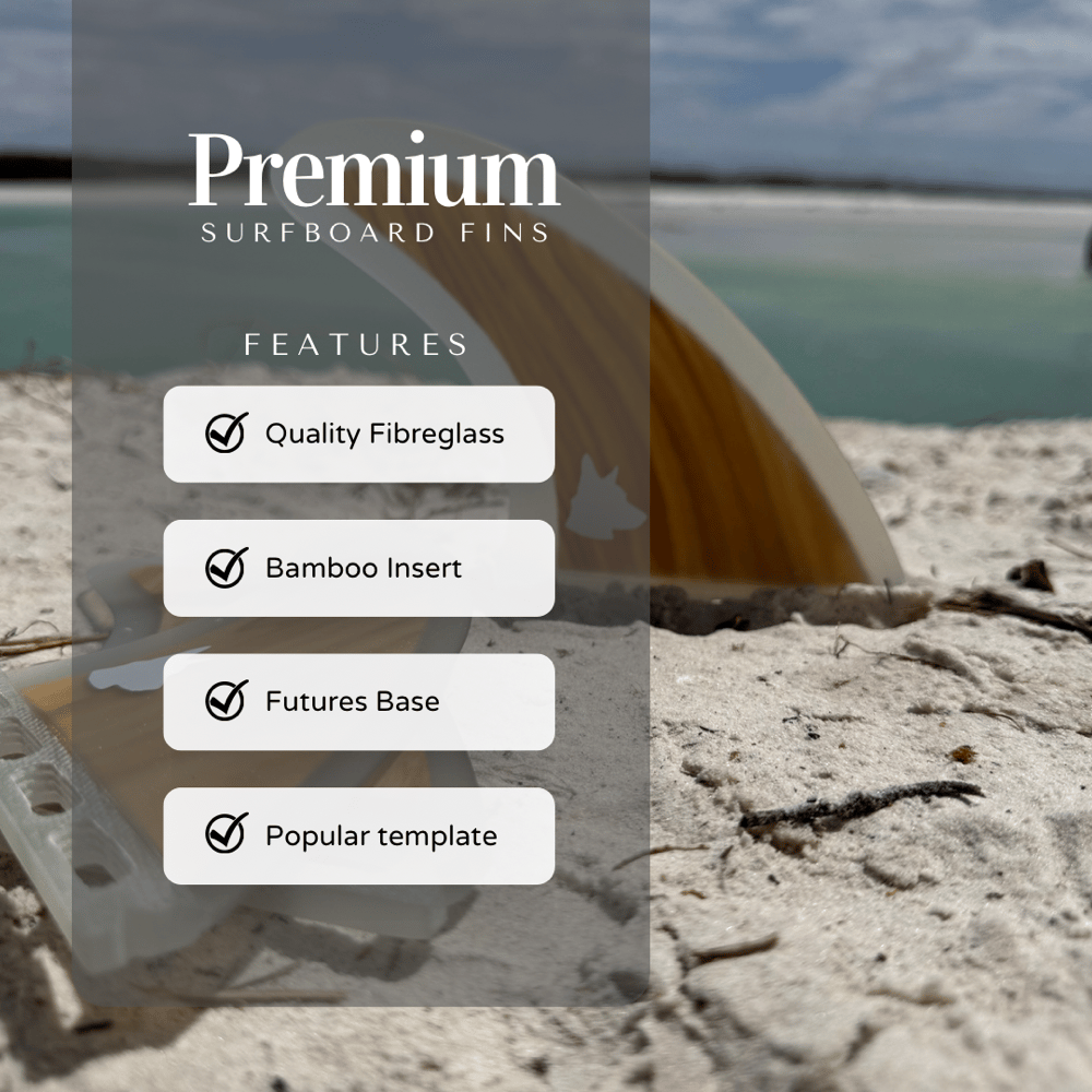 Image of Premium Fibreglass And Bamboo Thruster Set