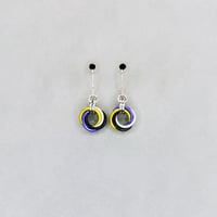 Image 7 of Pride Flag Moebius Earrings