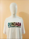 DUNDADA Clothing Brand Gradient White T-Shirt 