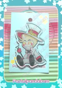 Hazbin Hotel - Lucifer Acrylic Pin badge